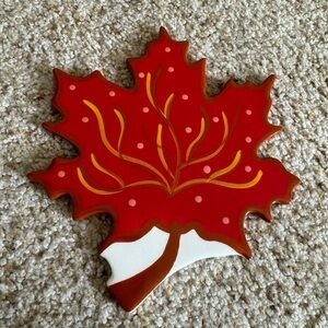 Large Happy Everything Cotton Colors Maple Leaf Attachment